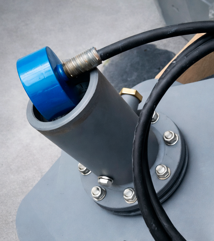 Cofferdam – eletrodo e conexões para proteção catódica